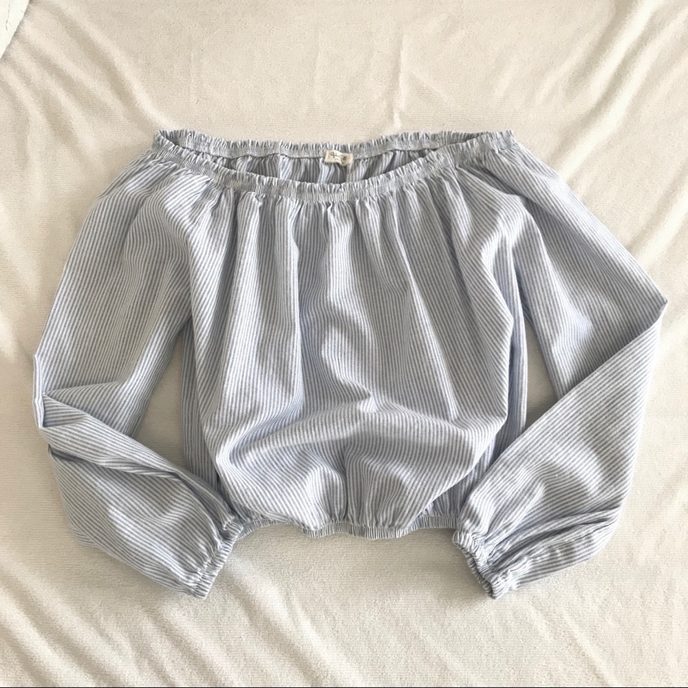 Brandy Melville Striped Blue Maura